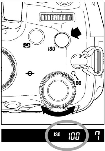 SIGMA SD1 MERRILL - REGLAGE DE LA SENSIBILITE (EQUIVALENCE ISO) - 1