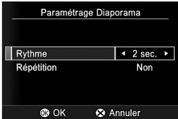 SIGMA SD1 MERRILL - POUR CHANGER LES PARAMETRES D'UN DIAPORAMA - 1