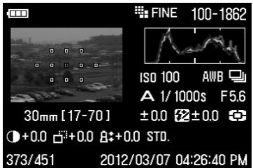 SIGMA SD1 MERRILL - COMMENT GERER L'ECRAN D'INFORMATION D'UN DETAIL D'IMAGE : - 2