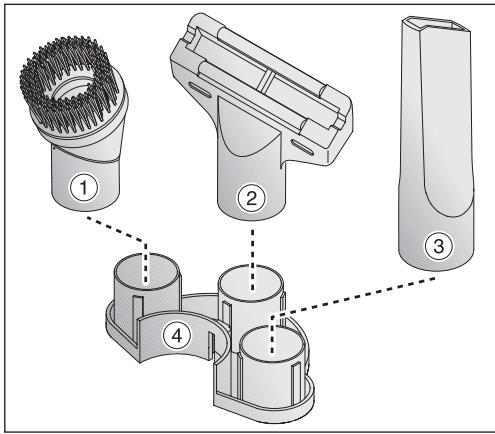 MIELE S2181 TITAN - Adjusting the floor brush ③ - 3