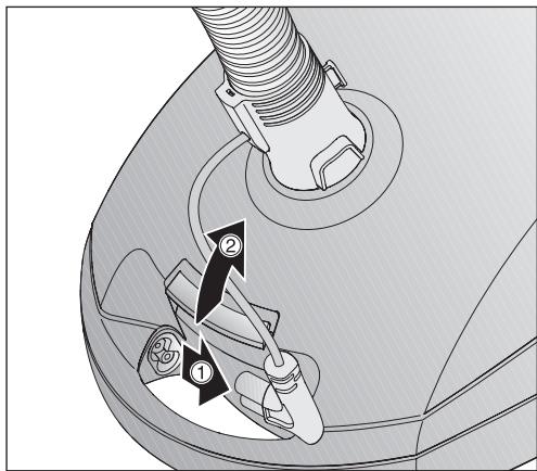 MIELE S2181 TITAN - Remplacement du sac à poussière - 1