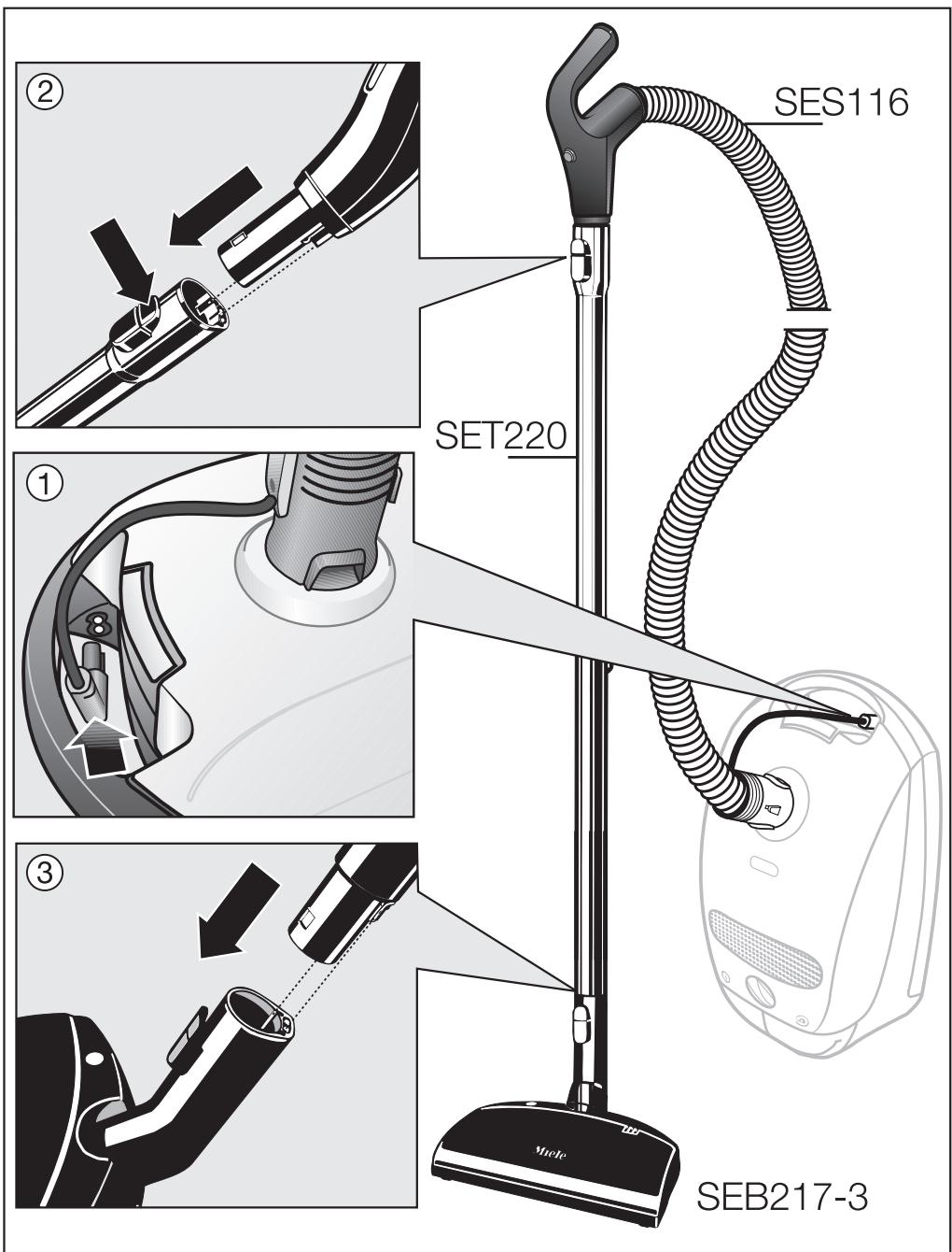 MIELE SEB 217-2 - Canister vacuums - 4