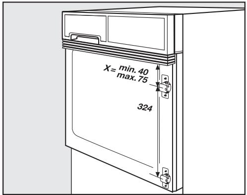 MIELE WT 2789 IWPM IN - - avec kit de baguettes d'adaptation : - 1