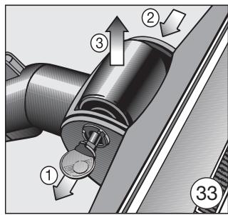 MIELE SWING H1 ECOLINE - Griglia filtro - 33