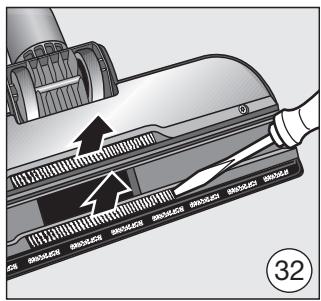 MIELE SWING H1 ECOLINE - Griglia filtro - 32