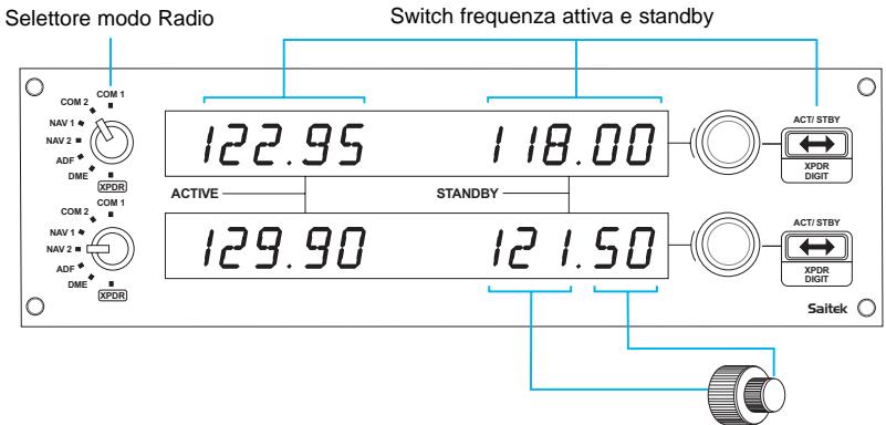 SAITEK PRO FLIGHT RADIO PANEL - Installazione per gli utenti di Windows® XP, XP64 e Vista - 1