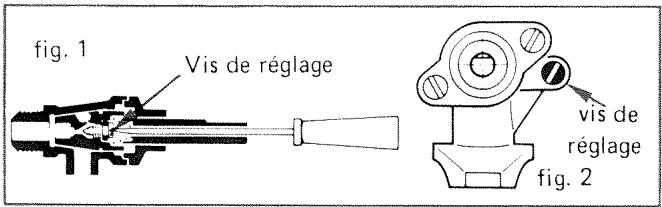 VEDETTE G600B - 1) Brûleurs de table - 1