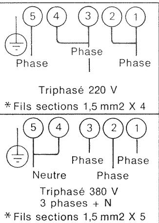VEDETTE M402BLGN - RACCORDEMENT ÉLECTRIQUE - 2