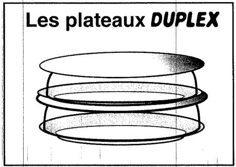 VEDETTE DX24$1 - Fonction DUPLEX : les plateaux - 1
