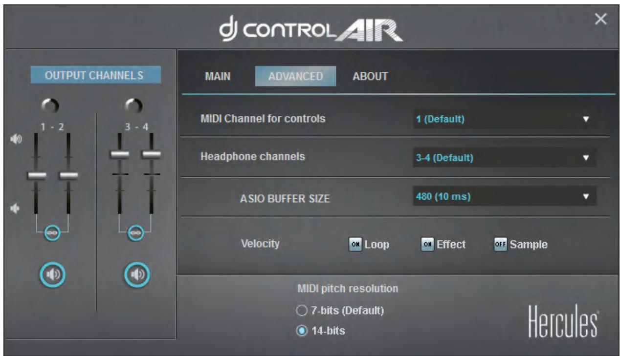 HERCULES DJCONTROL WAVE M3 - Canal MIDI - 1