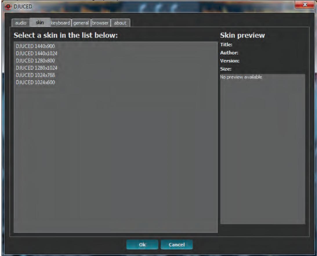 HERCULES DJCONTROL WAVE M3 - b) Menu Skin - 1