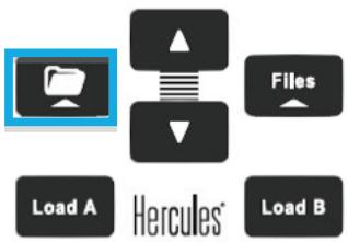 HERCULES DJCONTROL WAVE M3 - Atteindre une liste de lecture ou un dossier - 1