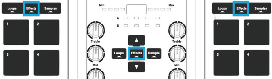 HERCULES DJCONTROL WAVE M3 - Régler les pads de DJ Control Air en mode Effets - 1