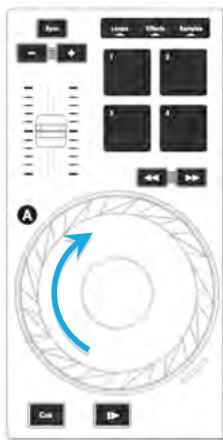 HERCULES DJCONTROL WAVE M3 - Déplacement rapide - 4