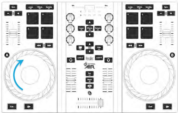 HERCULES DJCONTROL WAVE M3 - Scratcher sur DJ Control Air - 2