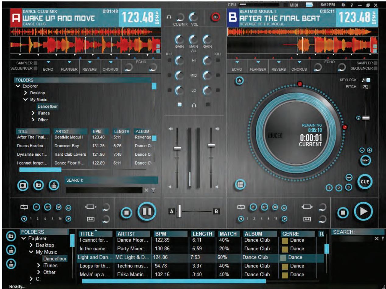 HERCULES DJCONTROL WAVE M3 - b) Zone d'explorateur optionnelle - 1