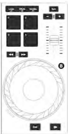 HERCULES DJCONTROL WAVE M3 - Déplacement lent et précis - 6