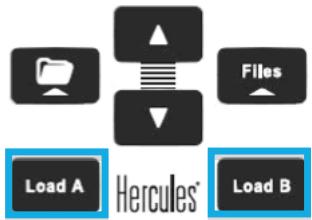 HERCULES DJCONTROL WAVE M3 - b) Chargement de la piste - 1