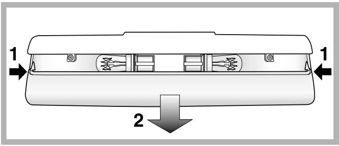 INDESIT SAN 400 - Sostituire la lampadina - 1