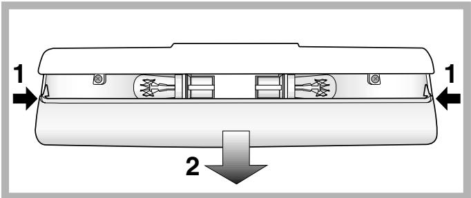 INDESIT SAN 400 - Het lampje verrangen - 1