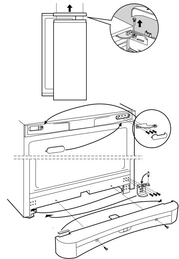 INDESIT SAN 400 - Wechsel des Turanschlags - 1