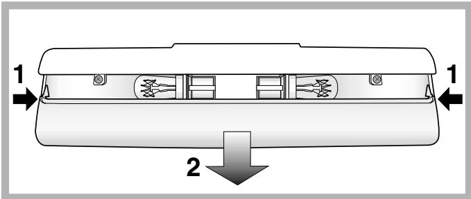 INDESIT SAN 400 - Sustituir la bombilla - 1