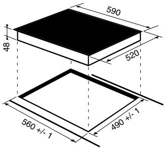 INDESIT TK 64 S IX - Inbouw - 1
