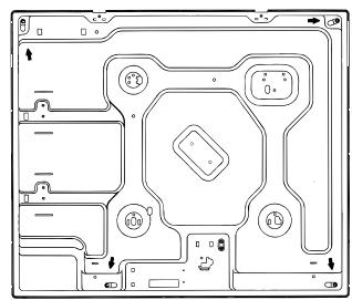 INDESIT PIM 640 ASIX & PIM640AS - Scheme de fixation des crochets - 4