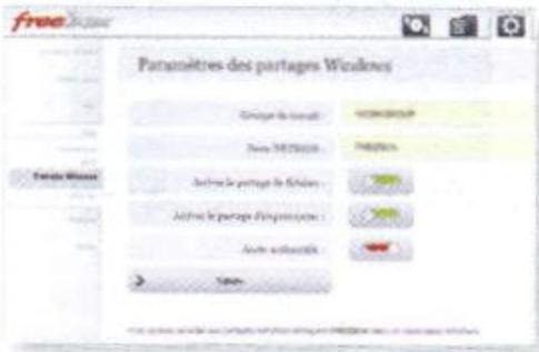 FREE BOX V6,  BOX WIFI - Accéder au SERVER depuis windows, activer les accès FTP et UPNP - 2