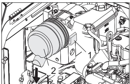 KARCHER KM 170 600 R D - Vérification et échange du filtre à air - 1