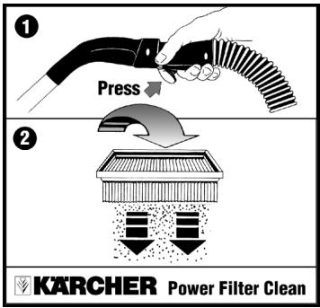 KARCHER NT 361 ECO - Power Filter Clean - 1
