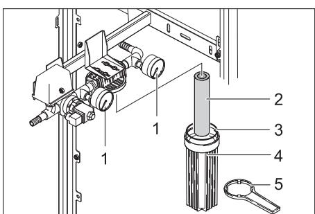 KARCHER WPC 600 BW - Sostituire il filtro fine - 1