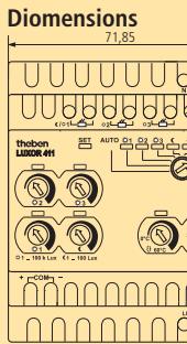 THEBEN LUXOR 413 - Température ambiente admissible : - 3