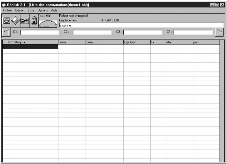 THEBEN OBELISK 2.1 - Tableau et MENU principal - 1