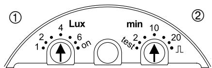 THEBEN PRESENCELIGHT 360 - ② Temporisation au déclenchement - 2