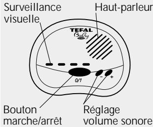 TEFAL WATCH BABYPHONE - Mise en place du récepteur - 1
