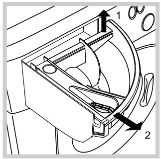 HOTPOINT CDE 129 - Reinigung der Waschmittelschublade - 1