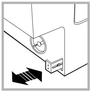 HOTPOINT CDE 129 - Inserting the machine into the Cabinet. - 4