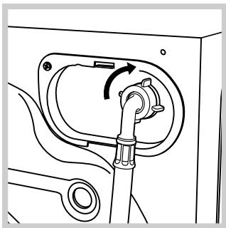HOTPOINT CDE 129 - Collegamento del tubo di alimentazione dell'acqua - 2