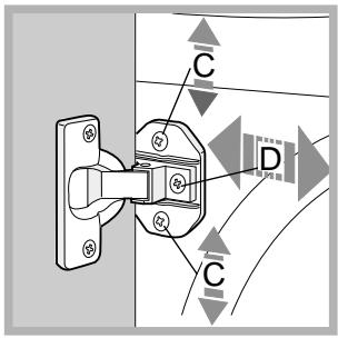 HOTPOINT CDE 129 - Inserimento della macchina nei mobili. - 2