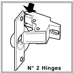 HOTPOINT CDE 129 - Mounting the wooden panel onto the door and inserting the machine into cabinets: - 7