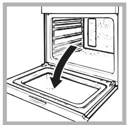 HOTPOINT FH 899 C XA/HA - Cleaning the oven door - 1