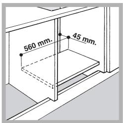 560 mm. 45 mm.
