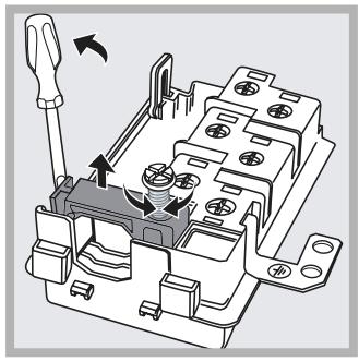 HOTPOINT FH 899 C XA/HA - Fitting the power supply cable - 2