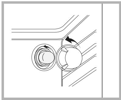 HOTPOINT FH 899 C XA/HA - Replacing the light bulb - 1