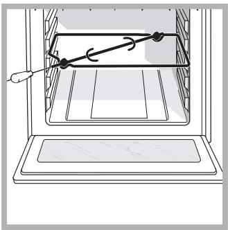 HOTPOINT FH 899 C XA/HA - Tournebroche (n'existe que sur certains modèles) - 1