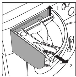 HOTPOINT AL 68 X - Tajemství zásobníku na prací prostředky - 2