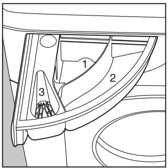 HOTPOINT AL 68 X - The first secret is the easiest: the detergent dispenser is opened by rotating it outwards. - 1