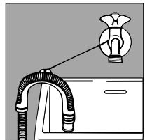HOTPOINT AL 68 X - Připojení vypustnéhadice - 3