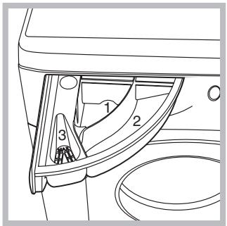 HOTPOINT AQL 160 HT - Gaveta dos detergentes - 1